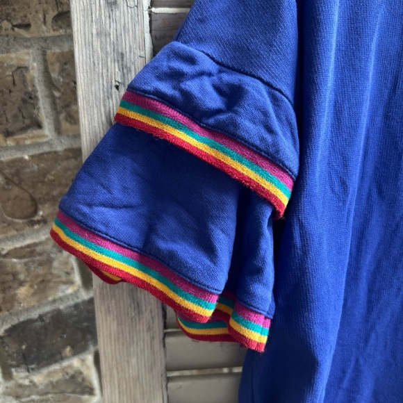 Matilda Jane Moments With You School Bell Sleeve Blue Cotton Dress Sz 6. - Picture 2 of 4